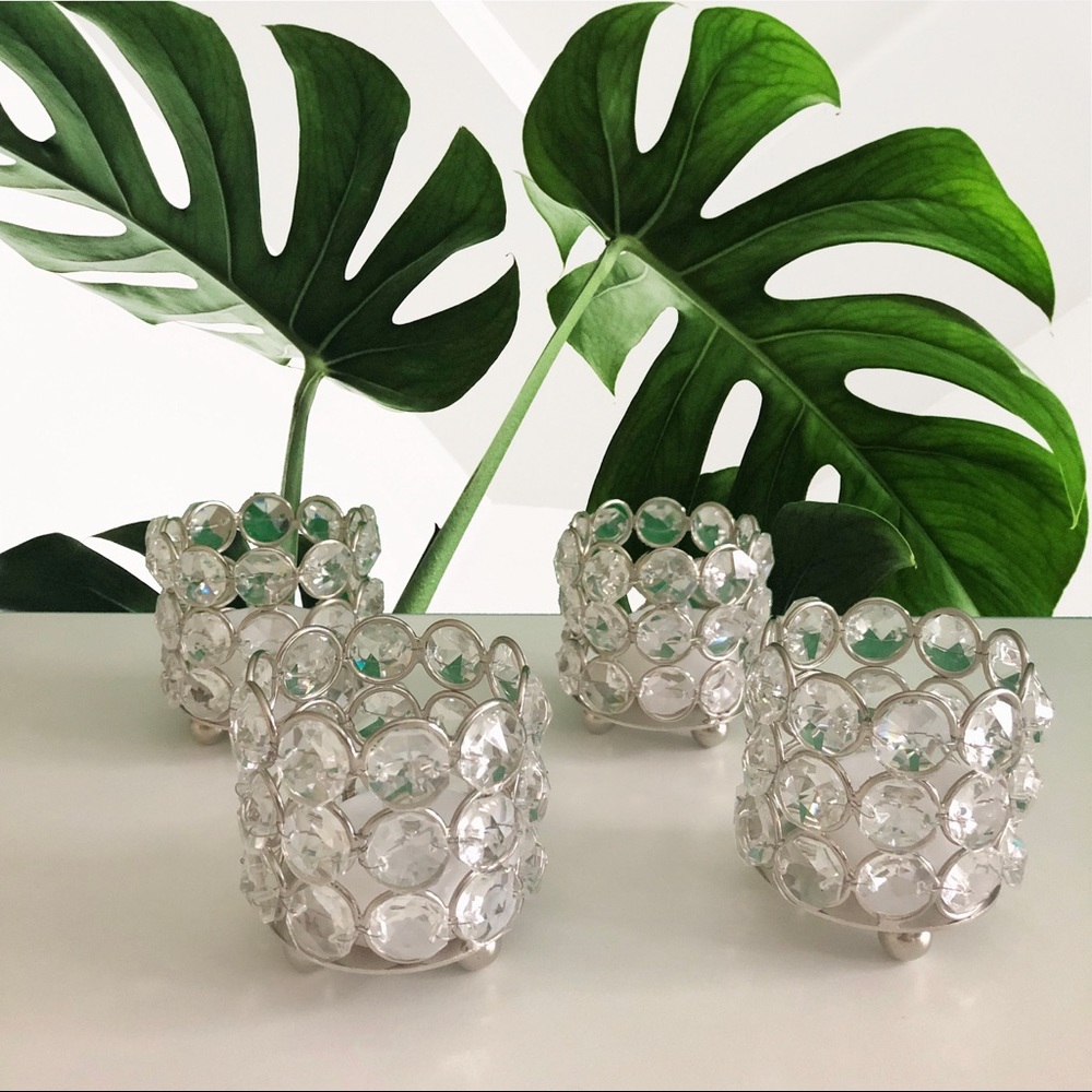 Crystal Tea Light Holders
